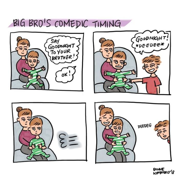 I Draw Cartoons To Show The Mundane Yet Funny Moments Of Life With Two Young Boys