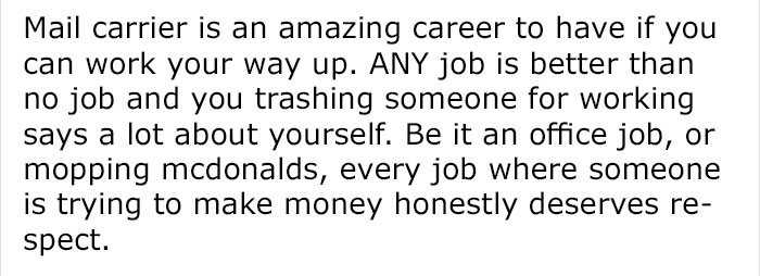 Someone Mocks Person For Being Just A Package Delivery Guy, Gets Perfect Lesson On Respect