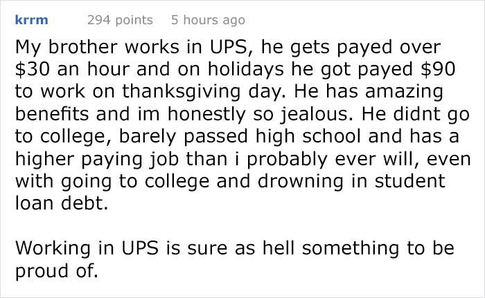 Someone Mocks Person For Being Just A Package Delivery Guy, Gets Perfect Lesson On Respect