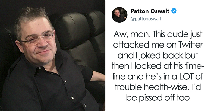 Patton Oswalt Gets Attacked By Troll On Twitter, Turns His Life Upside Down After Seeing His Timeline