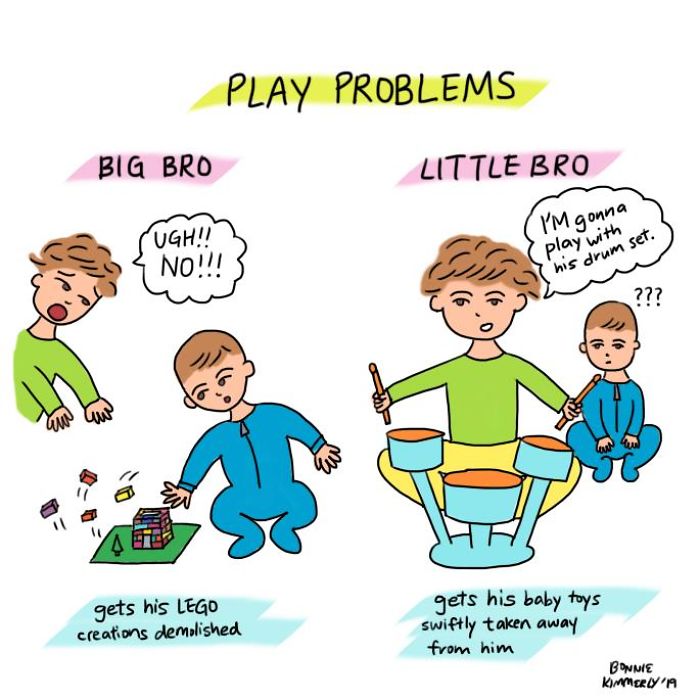 I Draw Cartoons To Show The Mundane Yet Funny Moments Of Life With Two Young Boys