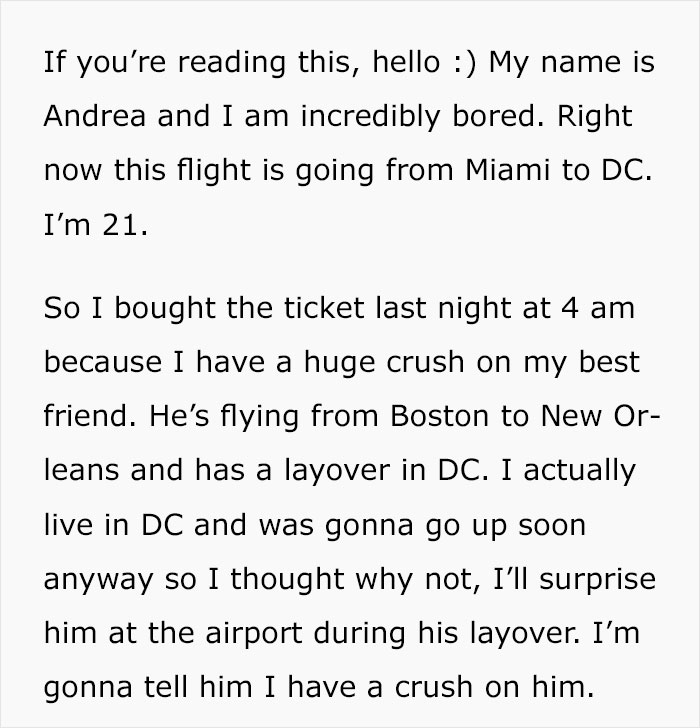 The Internet Is Trying To Find The Person Who Left This Note In An Airplane