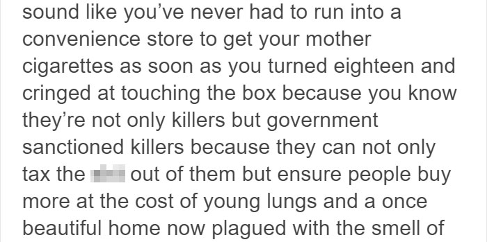 Someone Believes That People Who Don't Smoke Are Boring, Gets The Perfect Lesson