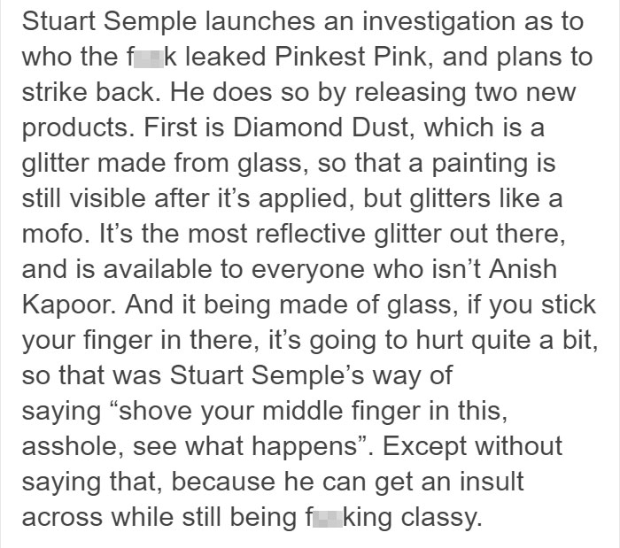 Artist Buys Rights To A Black Pigment So Others Can't Use It, Gets Trolled In Return