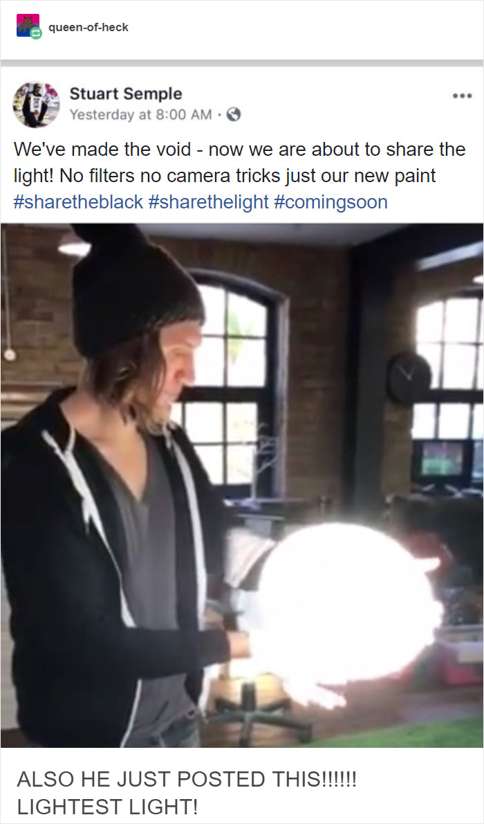 Artist Buys Rights To A Black Pigment So Others Can't Use It, Gets Trolled In Return