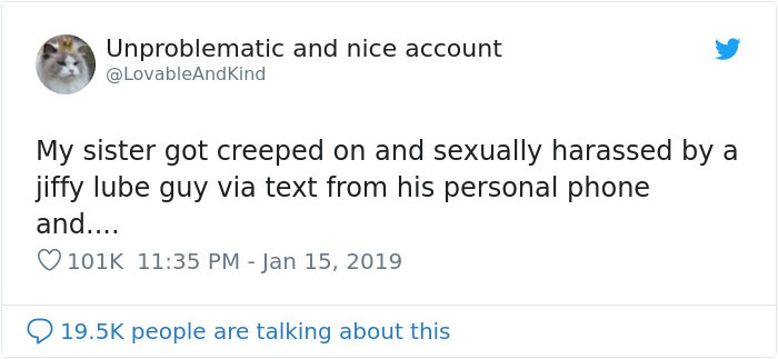 People Are Applauding The Way This Woman Shut Down Jiffy Lube Employee That Was Harassing Her People Are Applauding The Way This Woman Shut Down Jiffy Lube Employee That Was Harassing Her