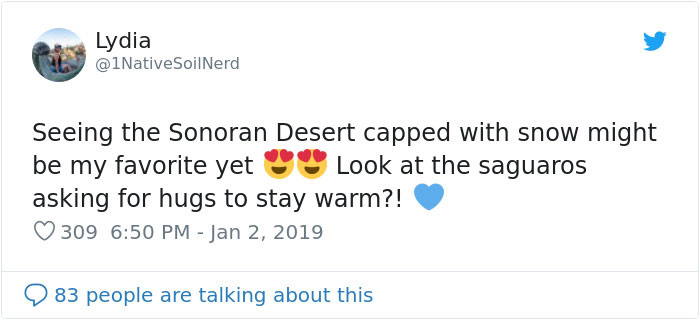 Snow Falls In Arizona Desert And The Pictures Are Chilling