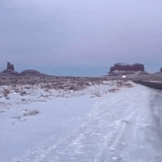 Snow Falls In Arizona Desert And The Pictures Are Chilling