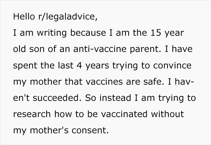 Kid Asks How To Get Vaccinated Without Parents' Consent, And Replies Show How Messed Up Our Society Is