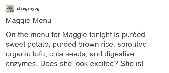 Vegan Posts Pics Of Her Lab 'Excited' To Eat Her Vegan Dinner, Gets Destroyed By Veterinarian Vegan Posts Pics Of Her Lab 'Excited' To Eat Her Vegan Dinner, Gets Destroyed By Veterinarian