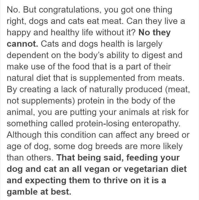 Vegan Posts Pics Of Her Lab 'Excited' To Eat Her Vegan Dinner, Gets Destroyed By Veterinarian Vegan Posts Pics Of Her Lab 'Excited' To Eat Her Vegan Dinner, Gets Destroyed By Veterinarian