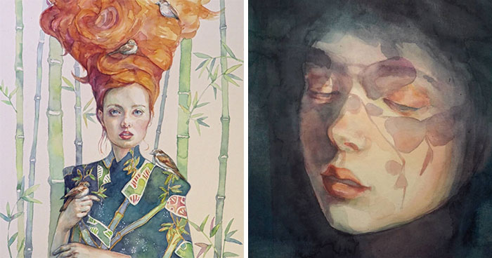 I Escape Into A World Of Fantasy And Dreams Through My Watercolor Paintings