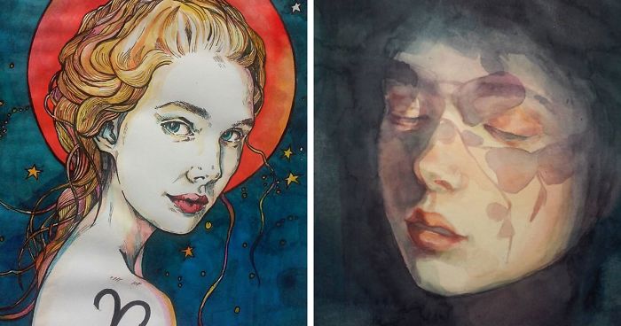 I Escape Into A World Of Fantasy And Dreams Through My Watercolor Paintings