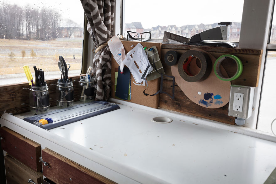 I Converted A Short Bus Into A Cozy Adventure Wagon