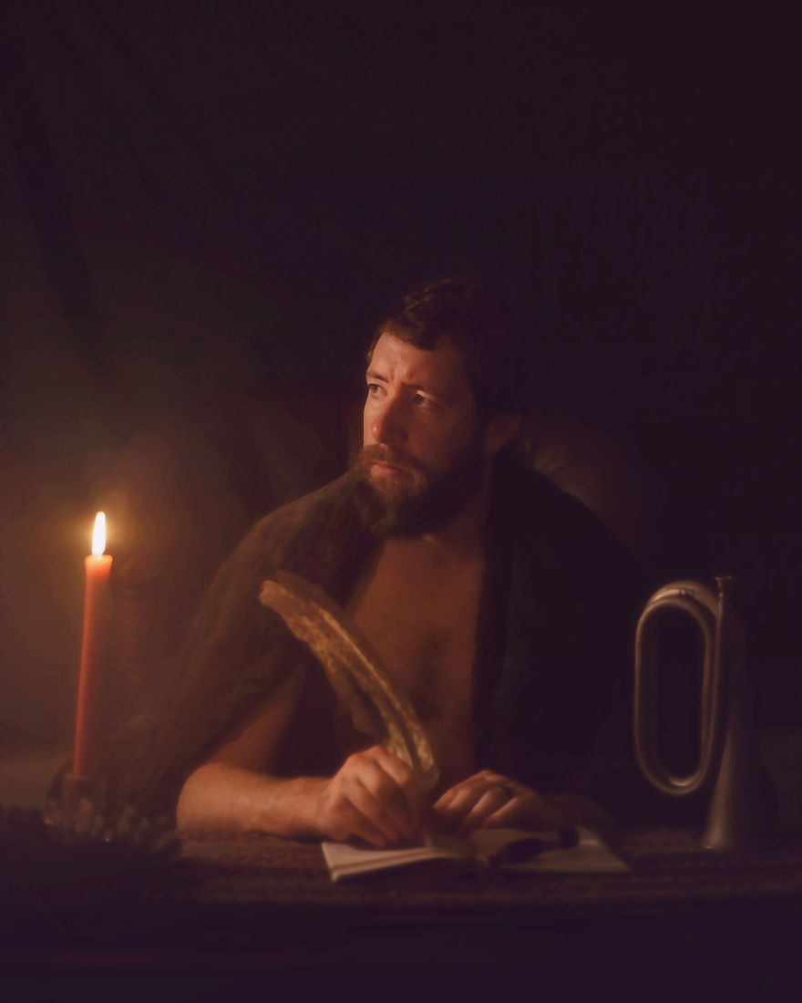 I Threw Blankets And Leftover Christmas Decorations On My Friends And Family In A Series I Call Budget Renaissance