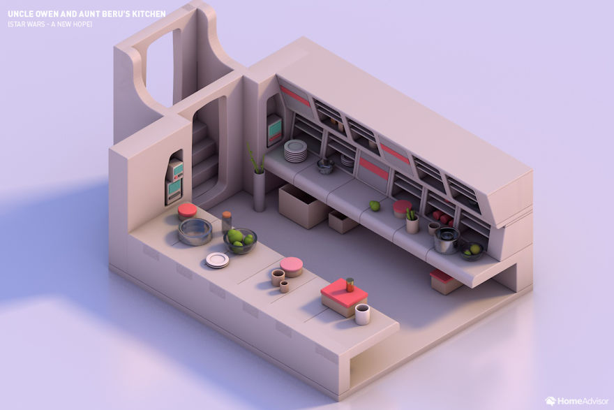 Uncle Owen And Aunt Beru’s Kitchen (Star Wars – A New Hope)