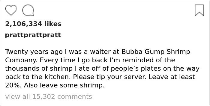 People's Responses To Chris Pratt's Confession That He Used To Eat Shrimp Off Of People's Plates Are Hilarious People's Responses To Chris Pratt's Confession That He Used To Eat Shrimp Off Of People's Plates Are Hilarious