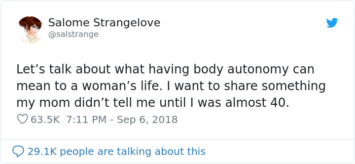Woman Talks On The Importance Of Body Autonomy By Sharing Her Mom's Experience With A Misogynist Doctor Woman Talks On The Importance Of Body Autonomy By Sharing Her Mom's Experience With A Misogynist Doctor