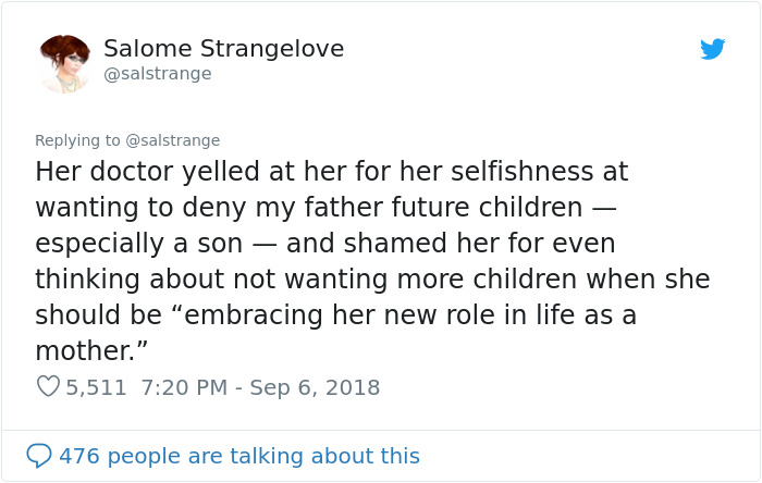 Woman Talks On The Importance Of Body Autonomy By Sharing Her Mom's Experience With A Misogynist Doctor