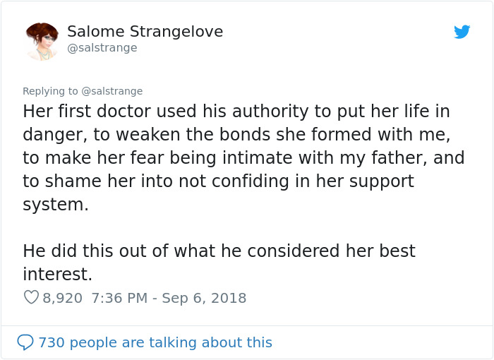 Woman Talks On The Importance Of Body Autonomy By Sharing Her Mom's Experience With A Misogynist Doctor