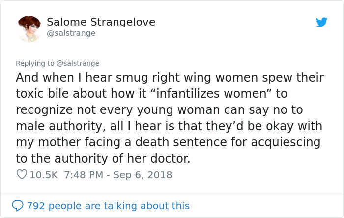 Woman Talks On The Importance Of Body Autonomy By Sharing Her Mom's Experience With A Misogynist Doctor Woman Talks On The Importance Of Body Autonomy By Sharing Her Mom's Experience With A Misogynist Doctor