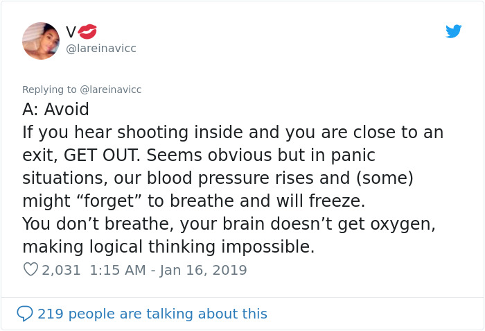 "Don't Get Under The Table:" Teacher Shares Tips On Staying Alive If An Active Shooter Is Nearby "Don't Get Under The Table:" Teacher Shares Tips On Staying Alive If An Active Shooter Is Nearby