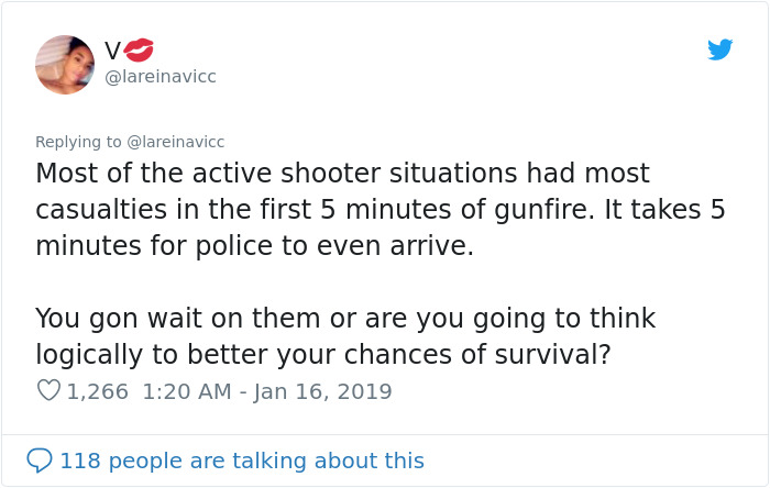 "Don't Get Under The Table:" Teacher Shares Tips On Staying Alive If An Active Shooter Is Nearby