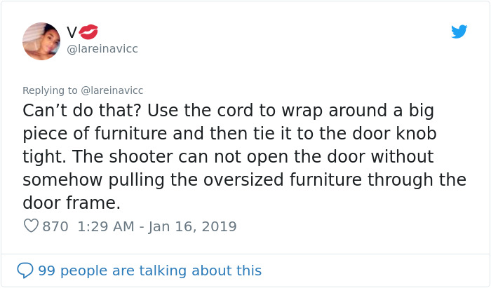 "Don't Get Under The Table:" Teacher Shares Tips On Staying Alive If An Active Shooter Is Nearby "Don't Get Under The Table:" Teacher Shares Tips On Staying Alive If An Active Shooter Is Nearby