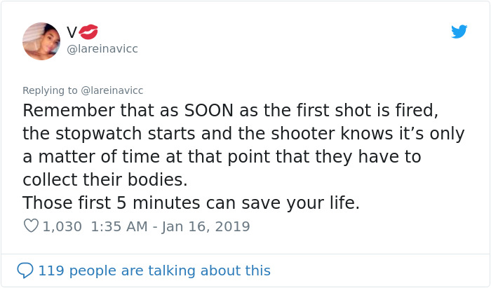 "Don't Get Under The Table:" Teacher Shares Tips On Staying Alive If An Active Shooter Is Nearby "Don't Get Under The Table:" Teacher Shares Tips On Staying Alive If An Active Shooter Is Nearby