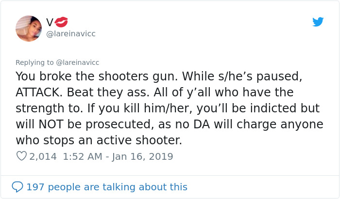 "Don't Get Under The Table:" Teacher Shares Tips On Staying Alive If An Active Shooter Is Nearby