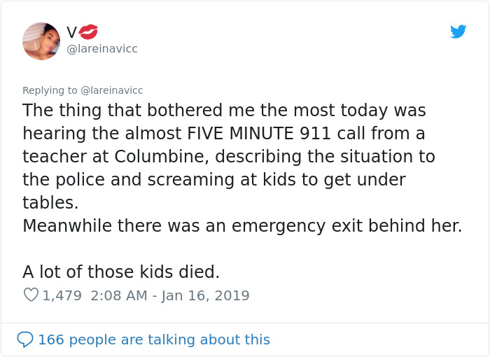 "Don't Get Under The Table:" Teacher Shares Tips On Staying Alive If An Active Shooter Is Nearby "Don't Get Under The Table:" Teacher Shares Tips On Staying Alive If An Active Shooter Is Nearby
