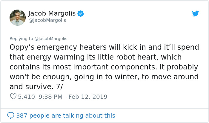 People Post Heartwarming Tributes To NASA's Rover Opportunity Which Stopped Working After 15 Years On Mars