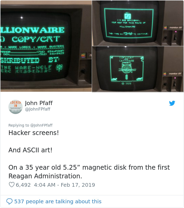 Man Finds A Computer That He Used 35 Years Ago, And It Sill Has A Game He Saved