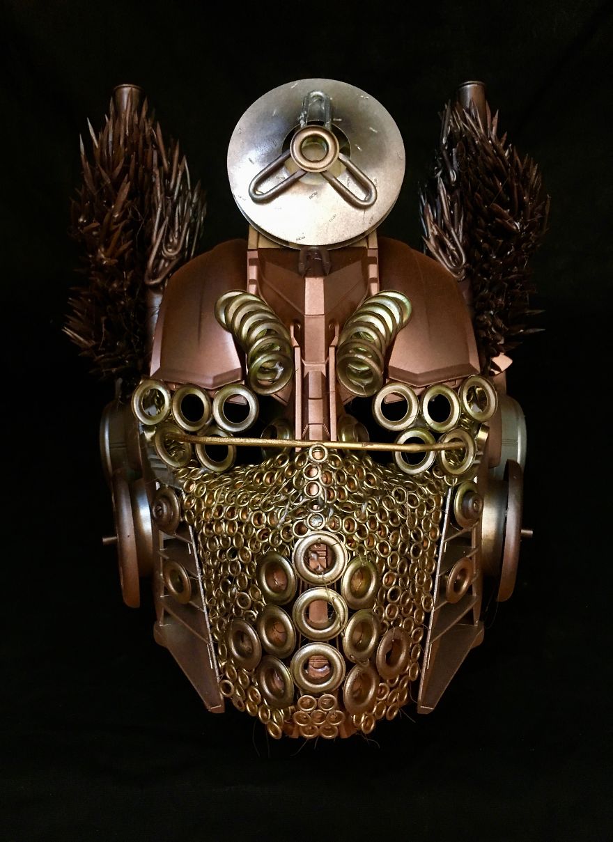 My Husband Creates Amazing Steampunk Sculptures Of Pop Culture Characters From Recycled Materials My Husband Creates Amazing Steampunk Sculptures Of Pop Culture Characters From Recycled Materials