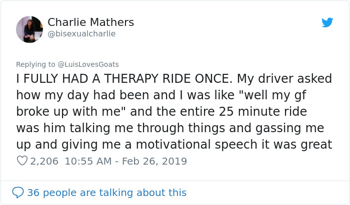 This Uber Driver Gives Passengers A Menu Of 5 Ride Types They Can Choose From This Uber Driver Gives Passengers A Menu Of 5 Ride Types They Can Choose From