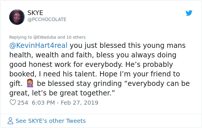 Talented Young Artist Draws Incredibly Realistic Portrait Of Kevin Hart, Can't Believe He Actually Responds On Twitter Talented Young Artist Draws Incredibly Realistic Portrait Of Kevin Hart, Can't Believe He Actually Responds On Twitter