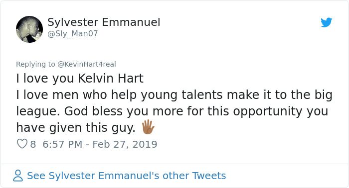 Talented Young Artist Draws Incredibly Realistic Portrait Of Kevin Hart, Can't Believe He Actually Responds On Twitter Talented Young Artist Draws Incredibly Realistic Portrait Of Kevin Hart, Can't Believe He Actually Responds On Twitter