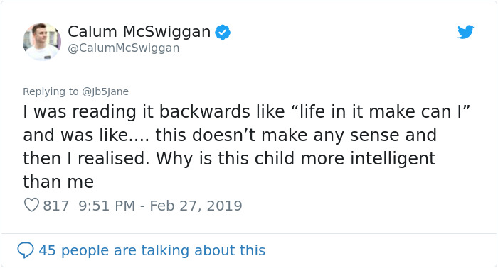 10-Year-Old Stuns Teacher With A Poem About Dyslexia That Can Be Read Forwards And Backwards