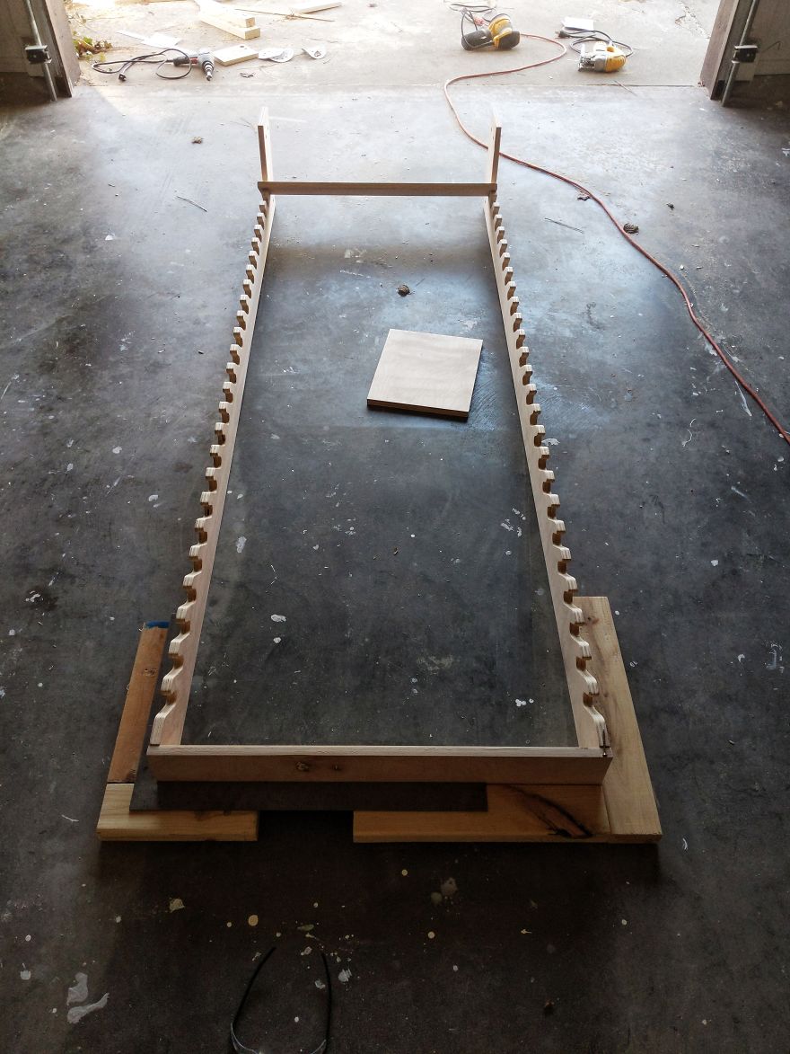 I Made An Adjustable Art Desk With A Wall Mount