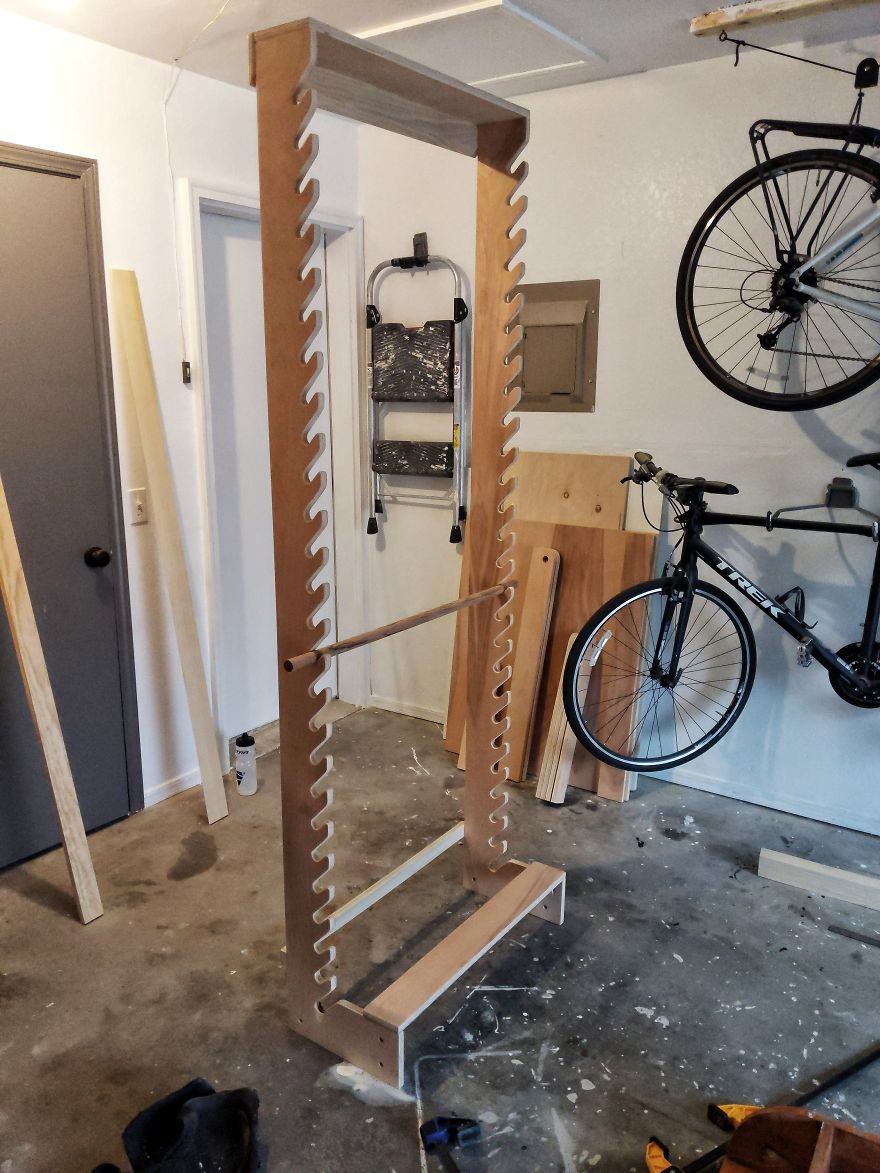 I Made An Adjustable Art Desk With A Wall Mount