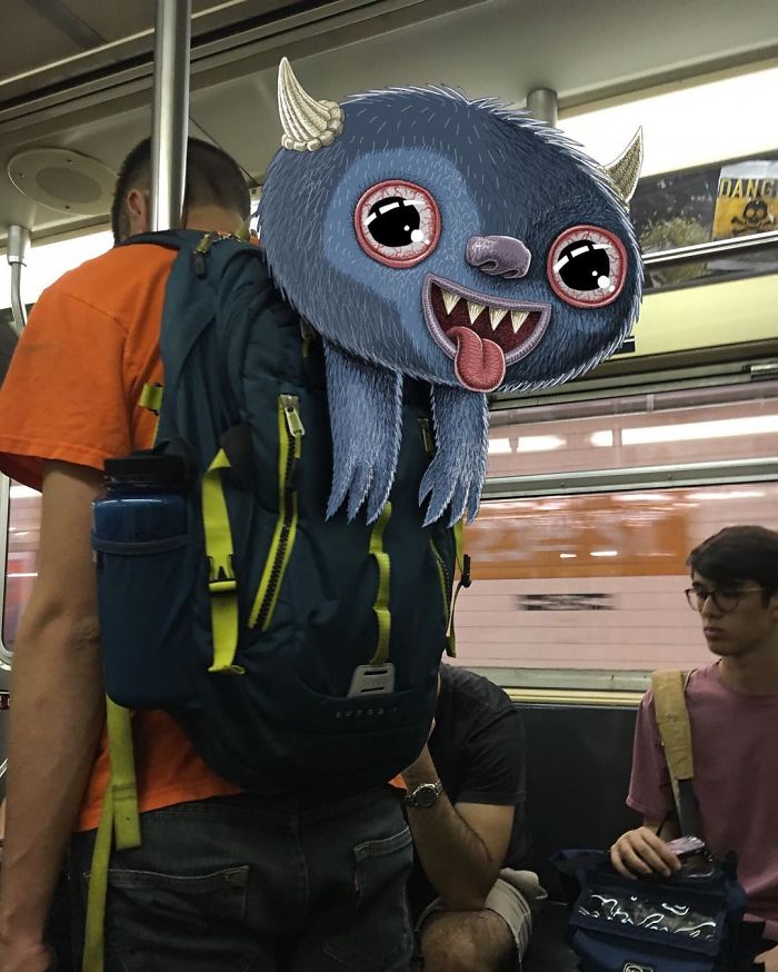 Monsters On The New York Subway In Ben Rubin’s Imagination