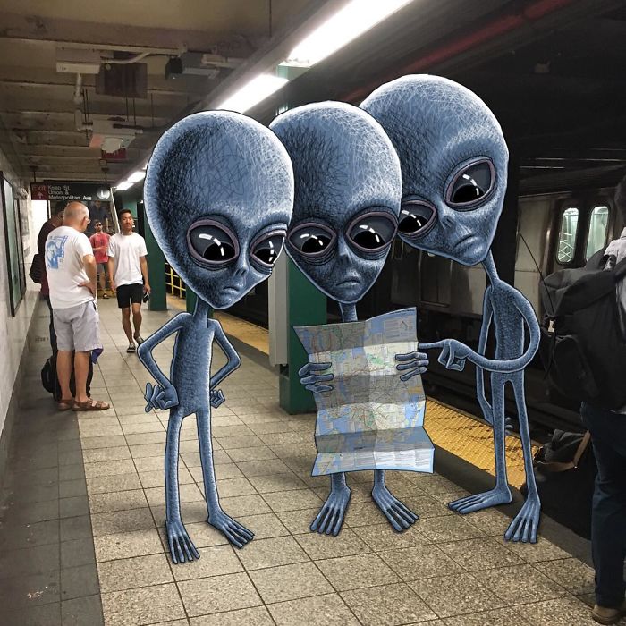 Monsters On The New York Subway In Ben Rubin’s Imagination