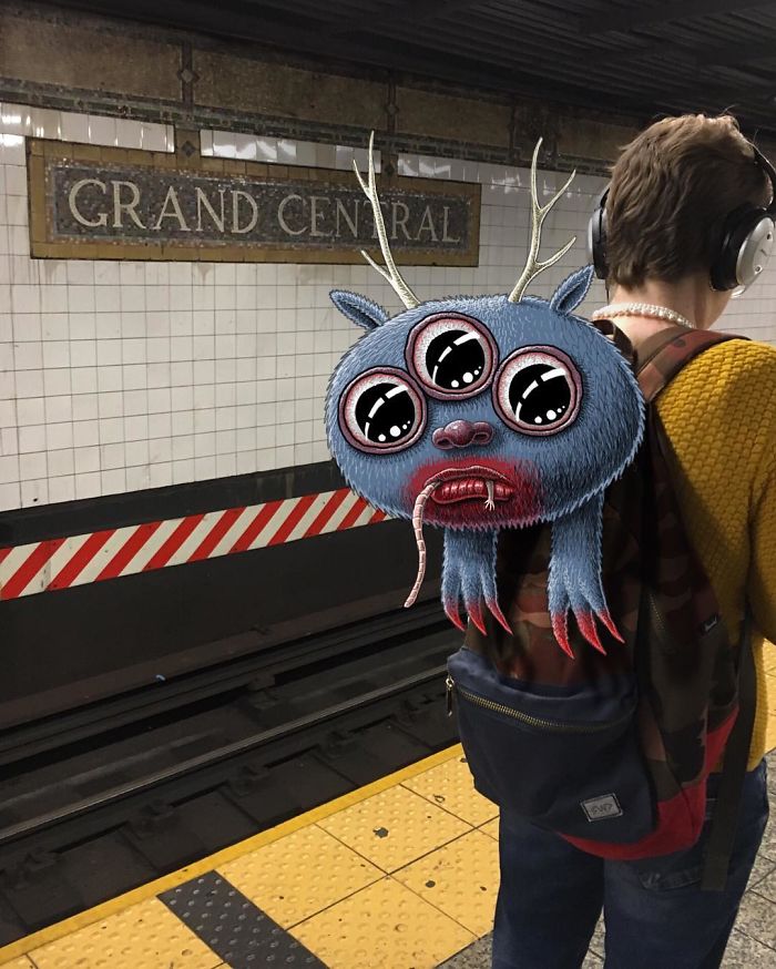 Monsters On The New York Subway In Ben Rubin’s Imagination