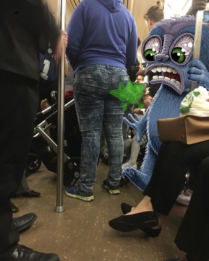 Monsters On The New York Subway In Ben Rubin’s Imagination