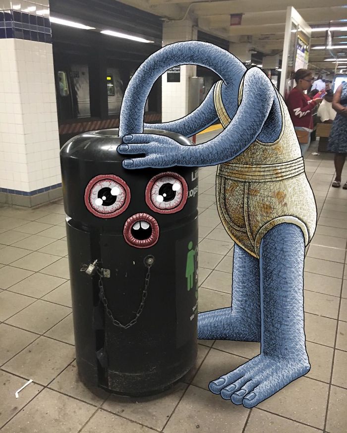 Monsters On The New York Subway In Ben Rubin’s Imagination