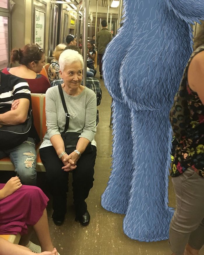 Monsters On The New York Subway In Ben Rubin’s Imagination