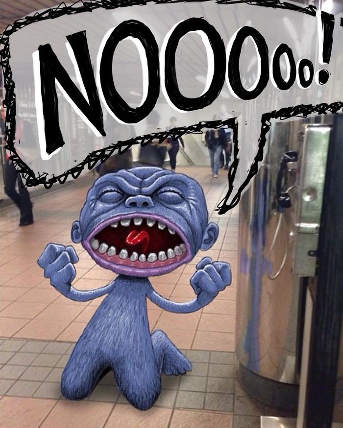 Monsters On The New York Subway In Ben Rubin’s Imagination