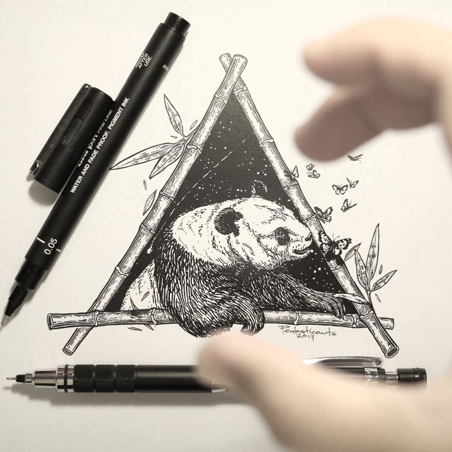 Hidden Drawings By Joseph Catimbang