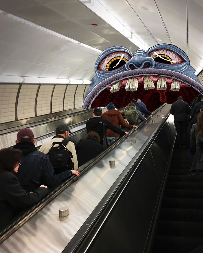 Monsters On The New York Subway In Ben Rubin’s Imagination
