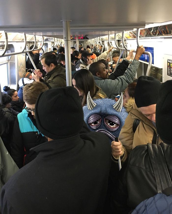 Monsters On The New York Subway In Ben Rubin’s Imagination